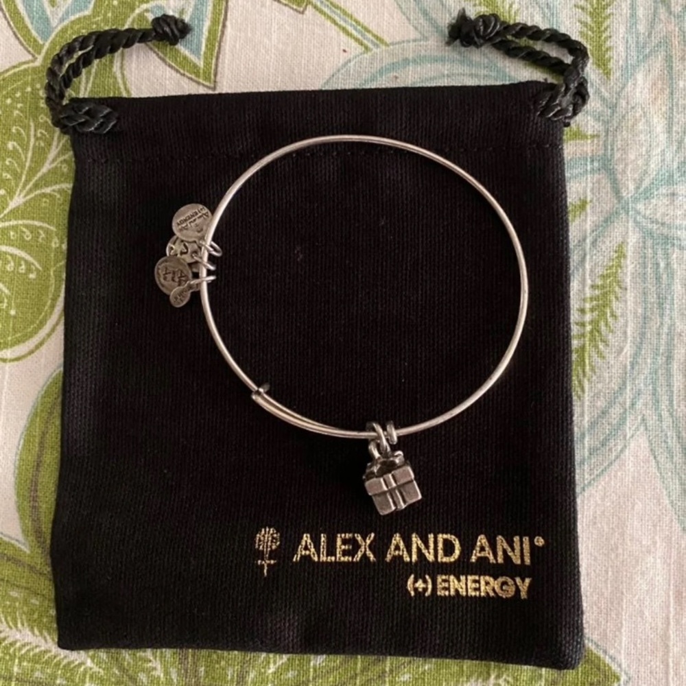 Gift Box Charm Bangle
